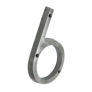 House Numbers In Pewter Finish, 9 of 11