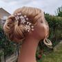 Pearl Flower Bridal Hair Pins Set Of Two, thumbnail 9 of 12