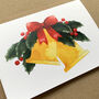 Jingle Bells Christmas Cards Pack Of Four, thumbnail 5 of 6