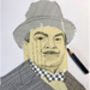 Hercule Poirot Christmas Card, Agatha Christie Card, thumbnail 4 of 4