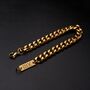 Mens Personalised 11 Mm Curb Link Bracelet, thumbnail 5 of 10