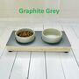 Dog / Cat Wooden Feeding Station With Ceramic Bowls, thumbnail 3 of 12