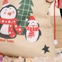 Personalised Penguins Christmas Present Sack, thumbnail 4 of 4