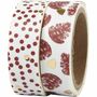 Christmas Washi Paper Tape Assorted Red Or Gold, thumbnail 7 of 8