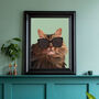 Custom Pet Portrait Wearing Glasses Personalised Dog Cat Gift, thumbnail 3 of 12