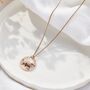 Domed Sand Dollar Necklace, thumbnail 2 of 7