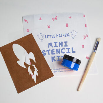 Shooting Star Mini Fabric Ink Stencil Kit, 5 of 10