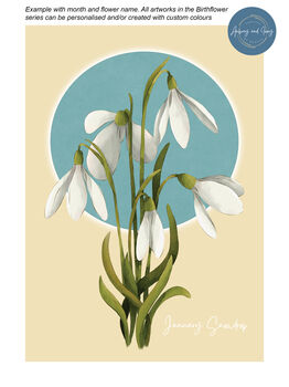 Solstice Bloom – December Birth Flower Narcissus Art Print, 8 of 8