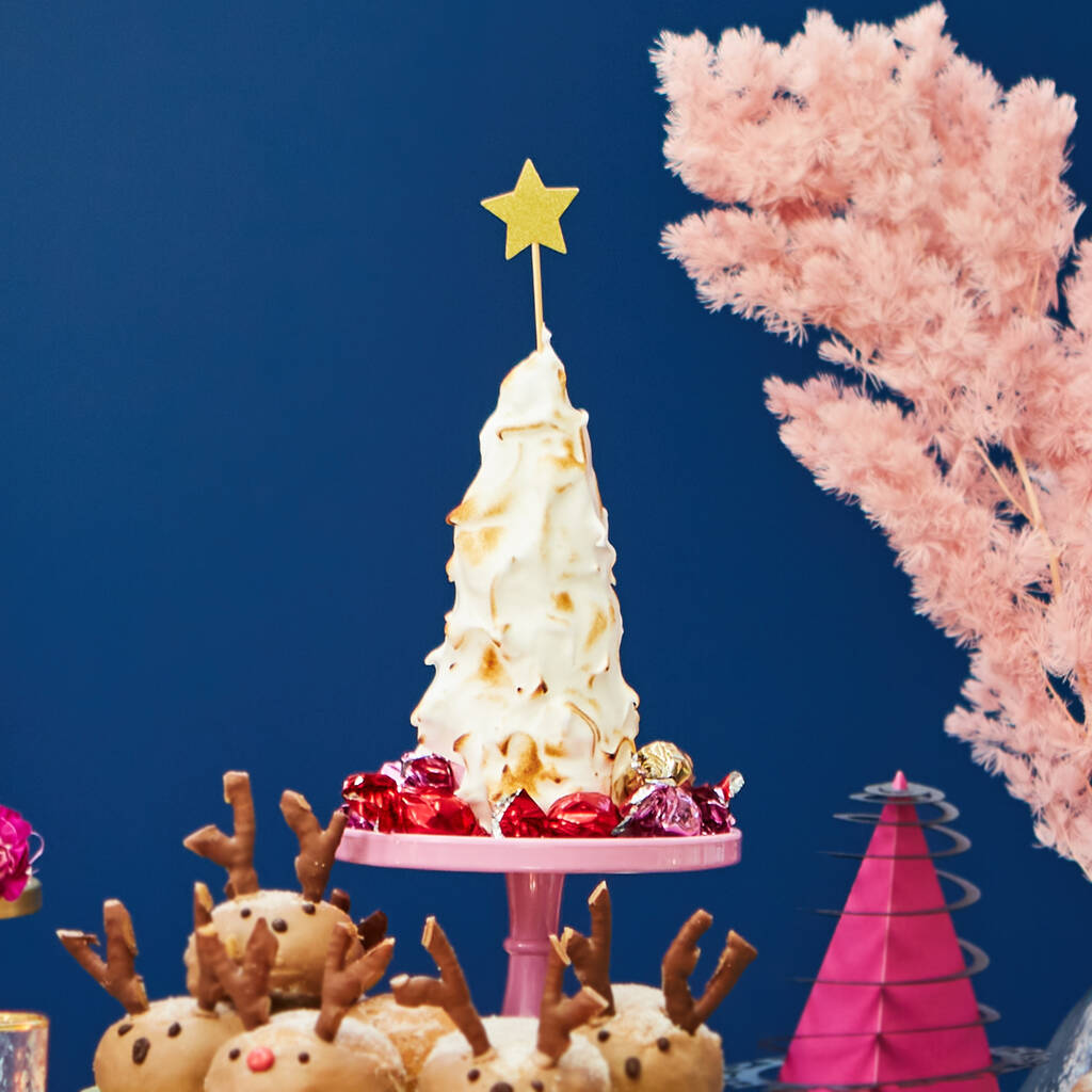 Christmas Tree Baked Alaska By Mon Dessert