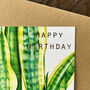 Gold Foiled Mother In Law's Tongue Birthday Card, thumbnail 3 of 4