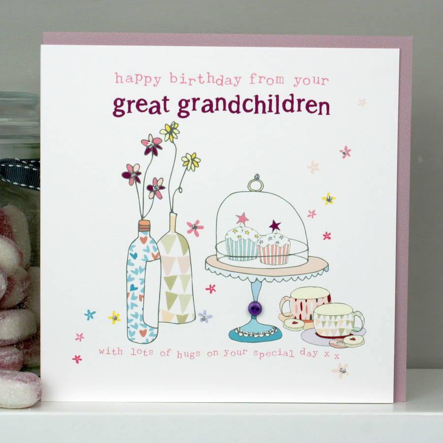 great grandparent birthday card by molly mae | notonthehighstreet.com