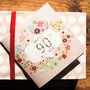 Floral 90th Birthday Card, thumbnail 1 of 5