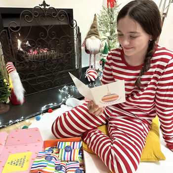 Christmas Gift Set Teen Tween Girl Personalised Eve Box, 5 of 12
