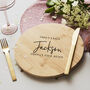 Wooden Personalised Wedding Chopping/Cheese Board, thumbnail 2 of 6