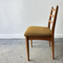 Set Of Mid Century Schreiber Dining Chairs 1960s 70s, thumbnail 6 of 9