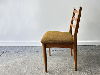 Set Of Mid Century Schreiber Dining Chairs 1960s 70s, 6 of 9