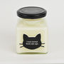 Cat Slogan Scented Candle, thumbnail 4 of 5