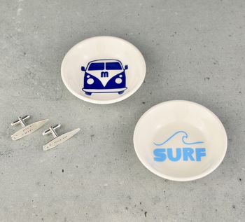 Mens Cufflinks, Ring And Trinket Dish Beach Collection, 2 of 6