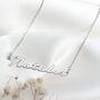 Personalised Sterling Silver Name Necklace, thumbnail 6 of 10