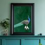 Custom Personalised Peacock Rollerksating Art Print, thumbnail 2 of 6