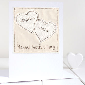 personalised wedding anniversary card by milly and pip ...