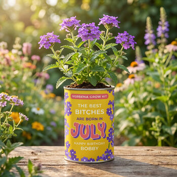 Personalised July Grow Your Own Flower Gift, 3 of 4