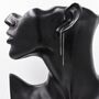 Sterling Silver Minimalist Long Ear Threader Double Ear Threader, thumbnail 6 of 10