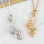 Gold Plated Or Silver Chinese Year Of Monkey Necklace, thumbnail 1 of 4