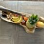 Huge Heavy 70–80cm Teak Wood Trug Bowl 6kg Fruit And Flower Holder, thumbnail 4 of 12