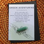 Green Aventurine Crystal Point For Prosperity And Luck, thumbnail 2 of 3