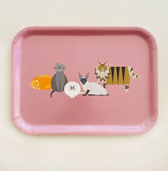 All The Cats Small Wooden Tray, 2 of 7