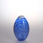 Sogni Azzurri Hand Blown Merletto Glass Vase, thumbnail 2 of 4