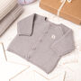 Luxury Hound Bobble Hat And Cardigan Baby Gift Box, thumbnail 2 of 10