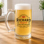 Personalised Happy Birthday Beer Glass, thumbnail 2 of 2