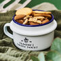 Personalised Enamel Garden Snack Pot, thumbnail 1 of 4