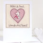 Personalised Heart Wedding Anniversary Card, thumbnail 1 of 12