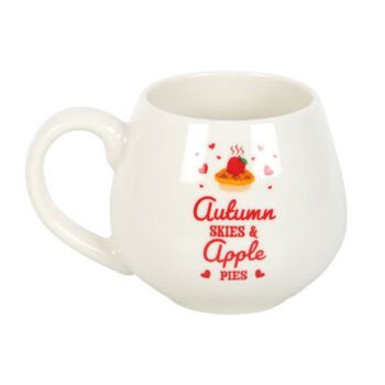 Autumn Skies And Apple Pies Rounded Mug, 2 of 4