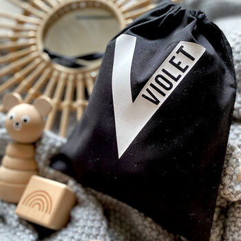 Personalised Large Initial Toy Storage Bag, 5 of 6