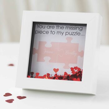 Personalised Valentine's Day Puzzle Box Frame, 3 of 5