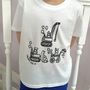 Colour In Childrens Digger T Shirt, thumbnail 1 of 11