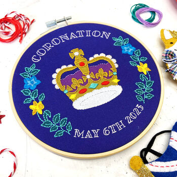 Coronation Embroidery Craft Kit, 3 of 3