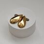 Teardrop Earrings Gold, thumbnail 9 of 10