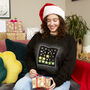 Christmas Wordle Sweatshirt Jumper, thumbnail 2 of 7