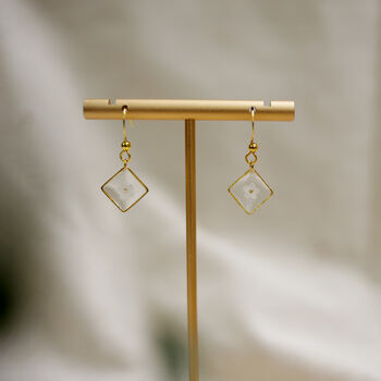 Forget Me Not Minimalist Silver Or Gold Earrings, 4 of 12