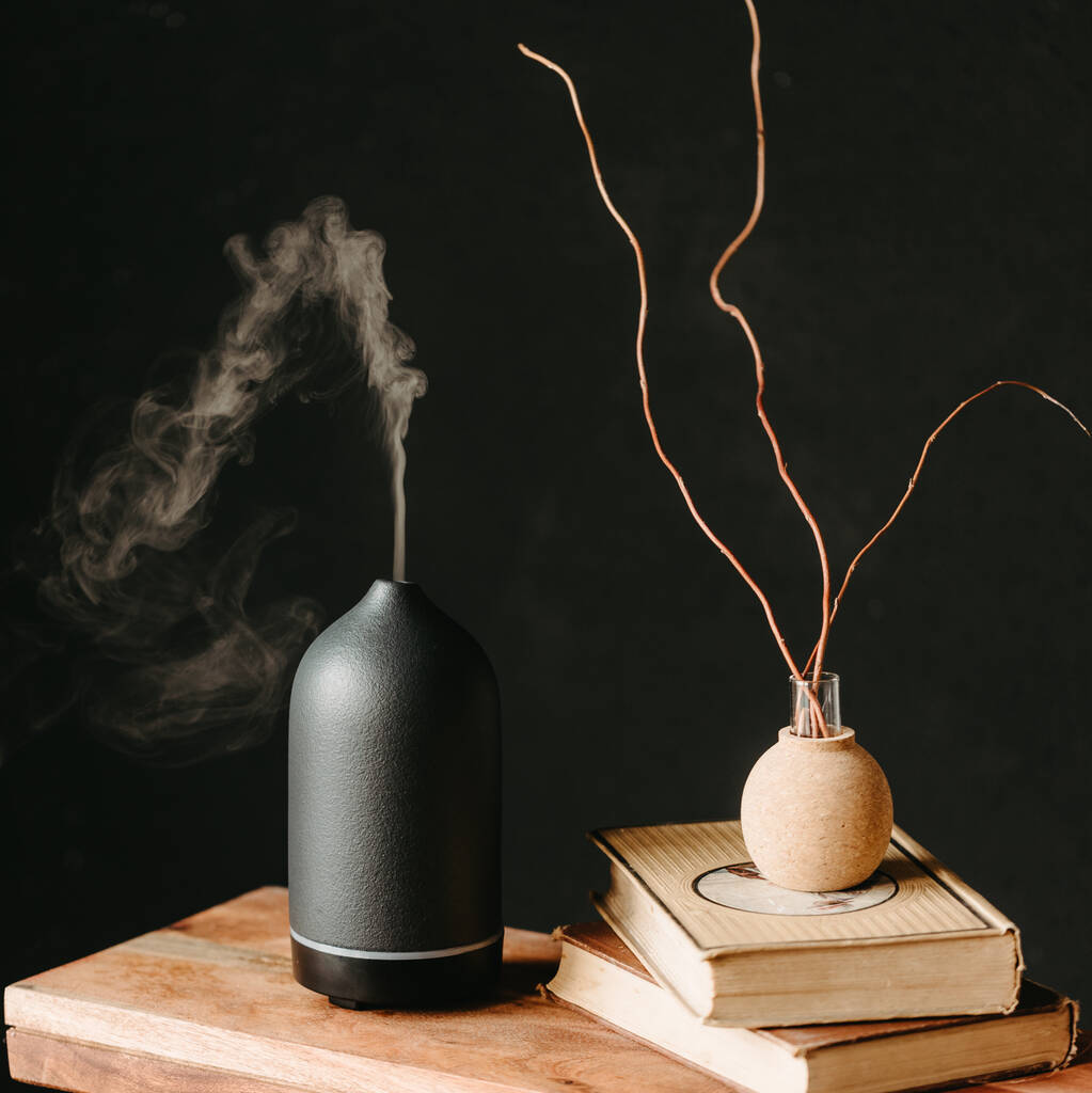 Charcoal Ceramic Electric Aromatherapy Diffuser, 1 of 6