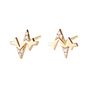 Heartbeat Stud Earrings, Sterling Silver Or Gold Plated, thumbnail 5 of 7