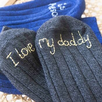 Personalised Men's Walking Or Bed Socks, 5 of 8