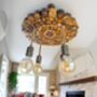 Live Edge Wood Chandelier, thumbnail 7 of 7