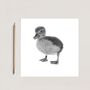 Naos The Baby Duck Greeting Card And Envelope, thumbnail 4 of 4