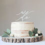 We Do Wedding Cake Topper, thumbnail 1 of 5